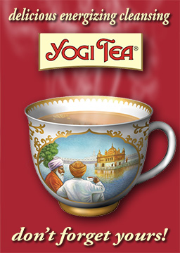 Don't forget your Yogi Tea