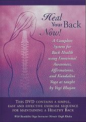 Heal Your Back Now DVD by Nirvair Singh